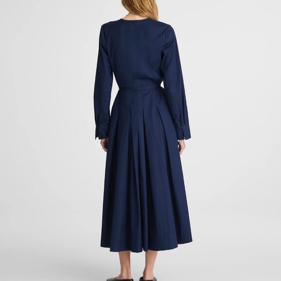 NWT - Madewell - Tie-Waist Midi Shirtdress - Size 10 - Picture 3 of 7